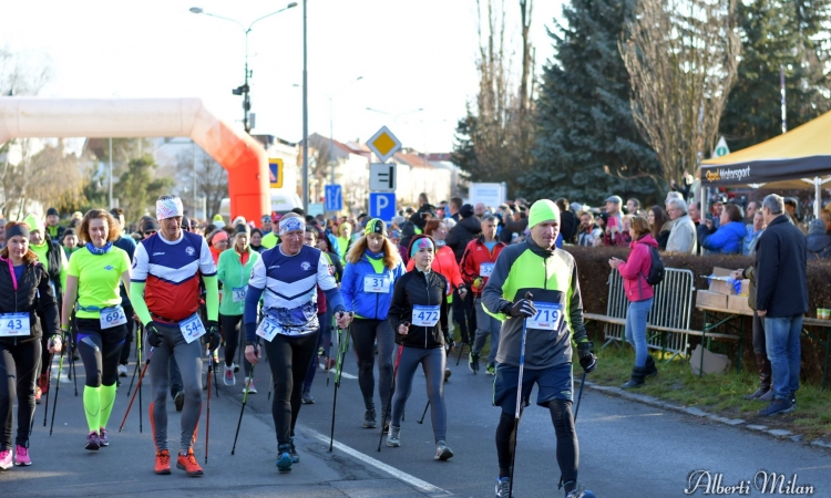 Vianočný beh mesta Lučenec - Nordic Walking / 2019